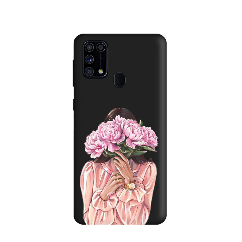 کاور طرح دخترانه گل کد y3790 مناسب برای گوشی موبایل سامسونگ Galaxy M31