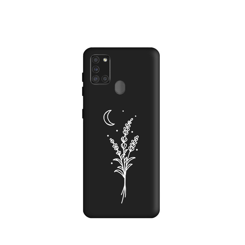 کاور قاب گارد طرح گل و ماه کد s7950 مناسب برای گوشی موبایل سامسونگ Galaxy A21s