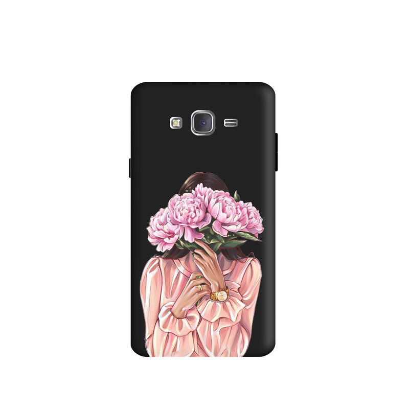کاور طرح   دخترانه گل کد y2270 مناسب برای گوشی موبایل سامسونگ  Galaxy j2 2015 / j200
