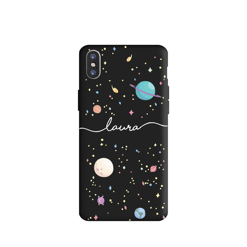 کاور طرح کهکشان مینیمال کد u4283 مناسب برای گوشی موبایل اپل iphone X / Xs