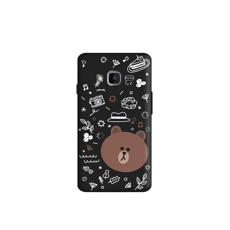 کاور طرح خرس فانتزی لاین کد y3079 مناسب برای گوشی موبایل سامسونگ Galaxy j1miniprime  / j106