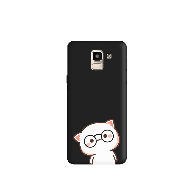 کاور طرح گربه فانتزی دخترانه  کد y6759 مناسب برای گوشی موبایل سامسونگ Galaxy A6 2018