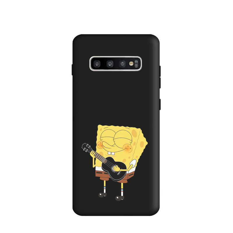 کاور طرح باب اسفنجی کد y6083 مناسب برای گوشی موبایل سامسونگ Galaxy S10 Plus