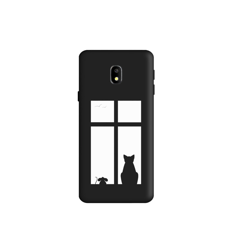 کاور طرح گربه مینیمال کد y3218 مناسب برای گوشی موبایل سامسونگ  Galaxy J5pro / j530