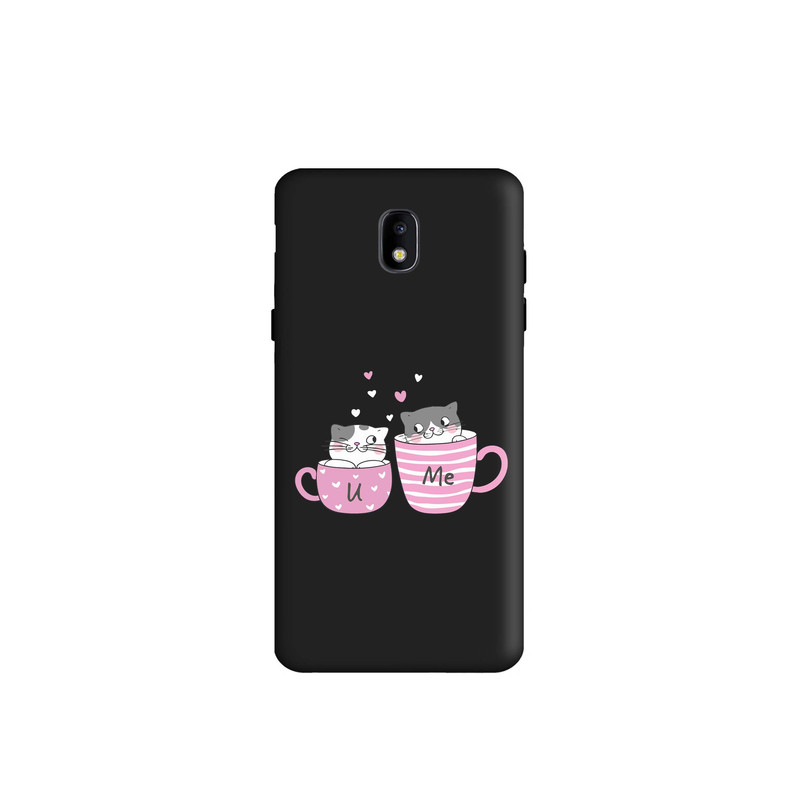 کاور طرح گربه فنجون کد s5319 مناسب برای گوشی موبایل سامسونگ Galaxy J7 Pro / J730