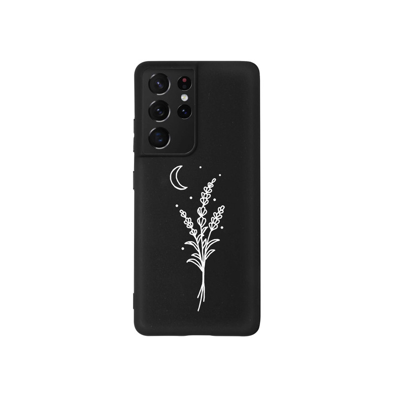 کاور قاب گارد طرح گل و ماه کد s8560 مناسب برای گوشی موبایل سامسونگ Galaxy S21 Ultra