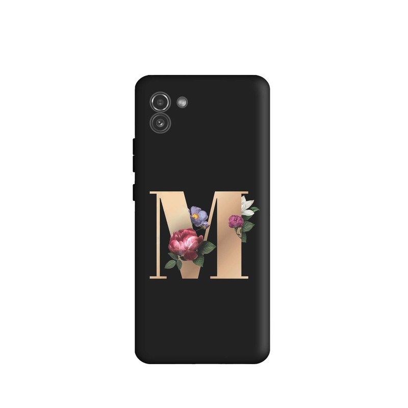 کاور قاب گارد طرح حرف M کد s11548 مناسب برای گوشی موبایل سامسونگ Galaxy A03