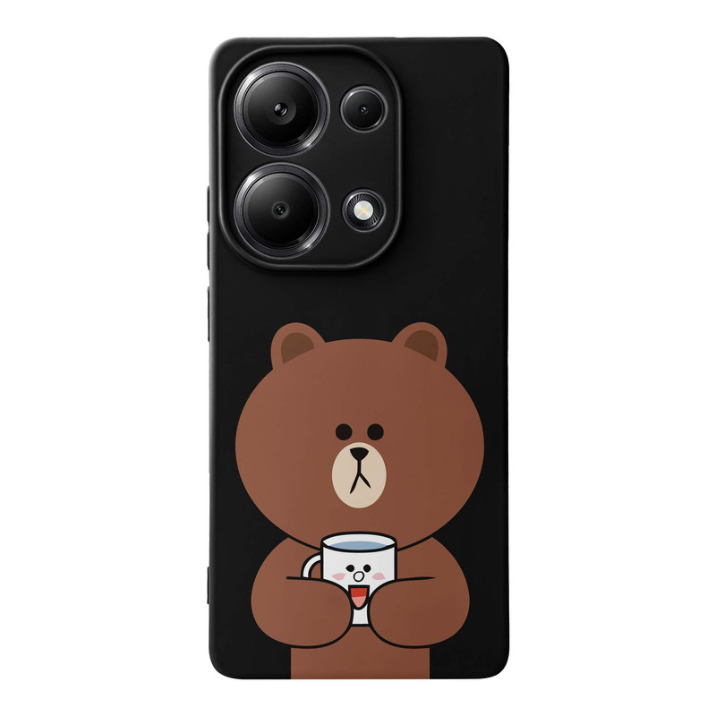 کاور قاب گارد طرح خرس کد s11382 مناسب برای گوشی موبایل شیائومی Redmi Note 13 Pro 4G