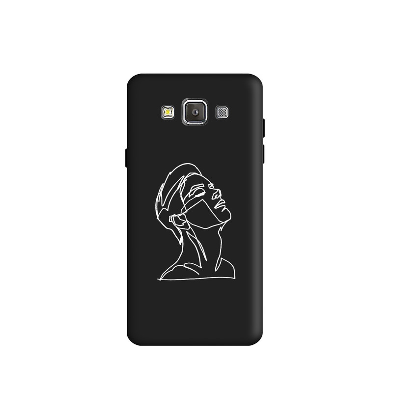 کاور طرح چهره مینیمال پسرانه کد y1439 مناسب برای گوشی موبایل سامسونگ  Galaxy A5 2015/A500