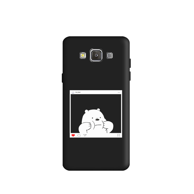 کاور طرح خرس کله فندقی کد y1451 مناسب برای گوشی موبایل سامسونگ  Galaxy A5 2015/A500