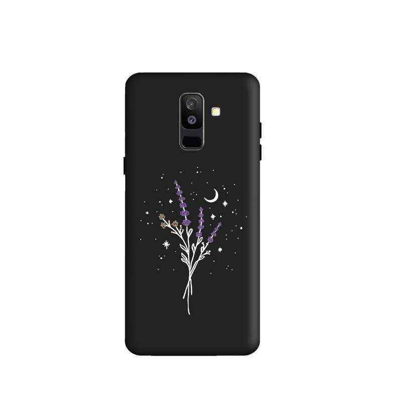 کاور طرح  گل مینیمال کد y694 مناسب برای گوشی موبایل سامسونگ Galaxy A6PLUS