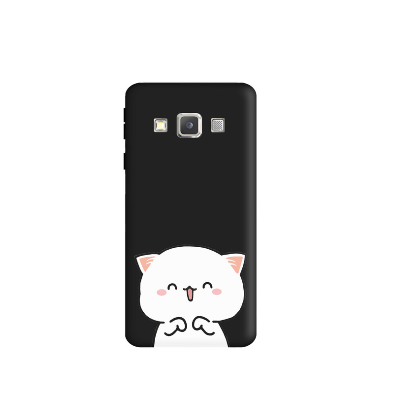 کاور طرح گربه دخترانه کد y889 مناسب برای گوشی موبایل سامسونگ Galaxy A8 2015 / A800