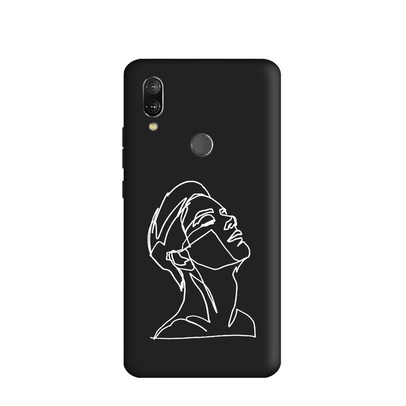 کاور طرح  چهره مینیمال پسرانه کد y8924 مناسب برای گوشی موبایل شیائومی  Redmi Note 7 / Redmi Note 7p