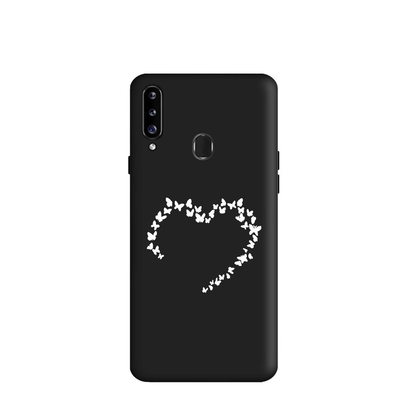 کاور قاب گارد طرح قلب پروانه ای کد s7927 مناسب برای گوشی موبایل سامسونگ Galaxy A20s