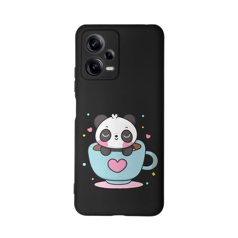 کاور طرح پاندا دخترانه کد s6008 مناسب برای گوشی موبایل شیائومی Redmi Note 12 Pro 5G