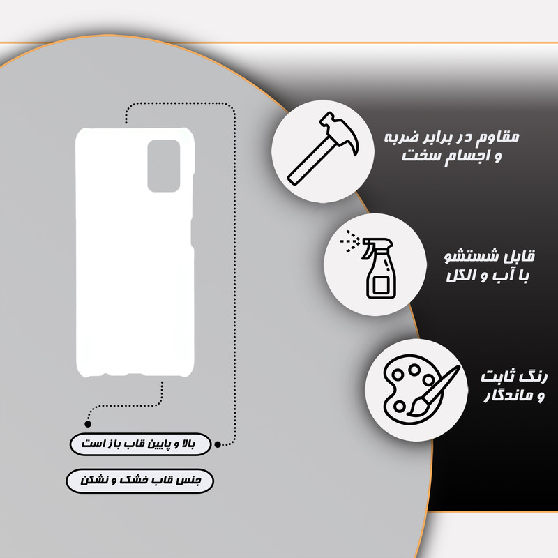 کاور قاب گارد مدل دخترانه مناسب برای گوشی موبایل سامسونگ galaxy a03s