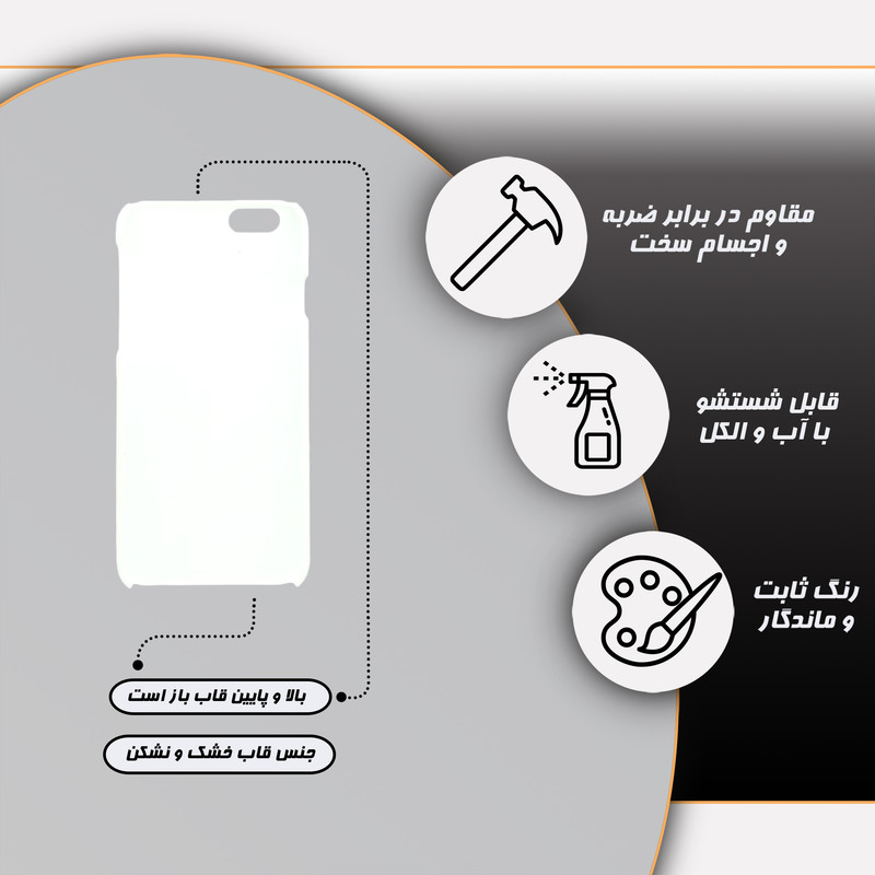 کاور قاب گارد مدل فانتزی مناسب برای گوشی موبایل اپل iPhone 6/6s