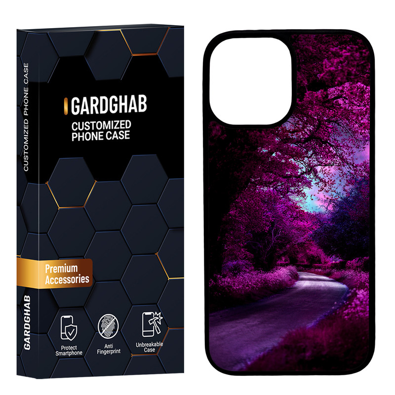 کاور گارد قاب مدل پشت گلس منظره و طبیعت مناسب برای گوشی موبایل اپل iPhone 12 Pro Max