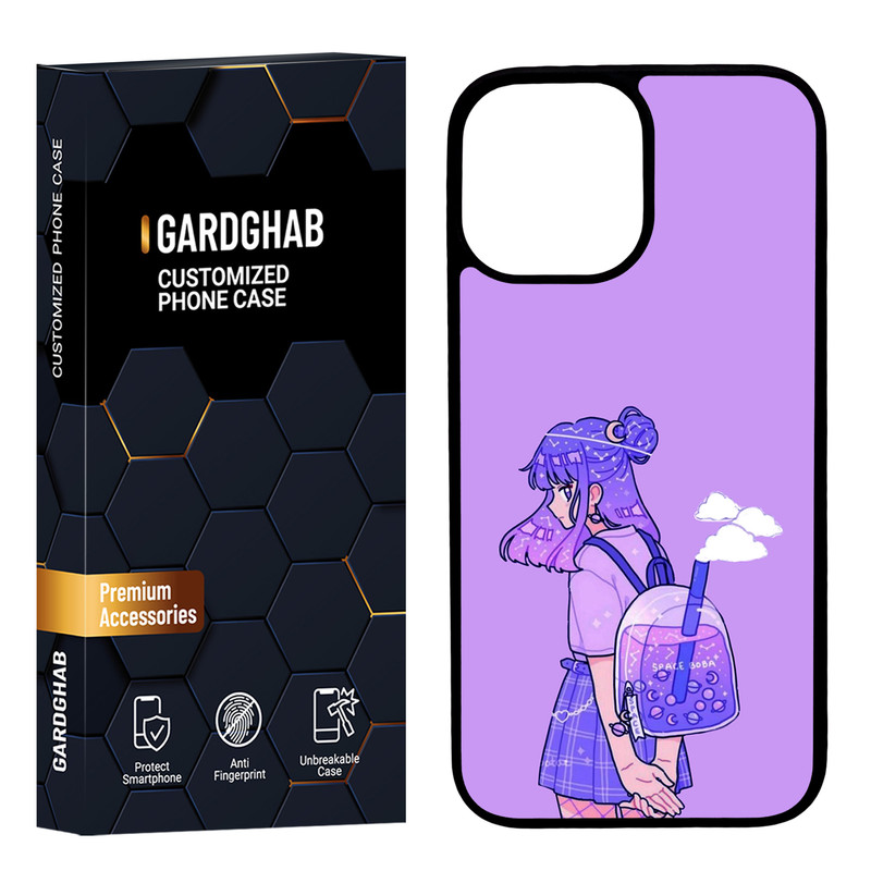 کاور گارد قاب مدل پشت گلس دخترانه مناسب برای گوشی موبایل اپل iPhone 12 Pro Max