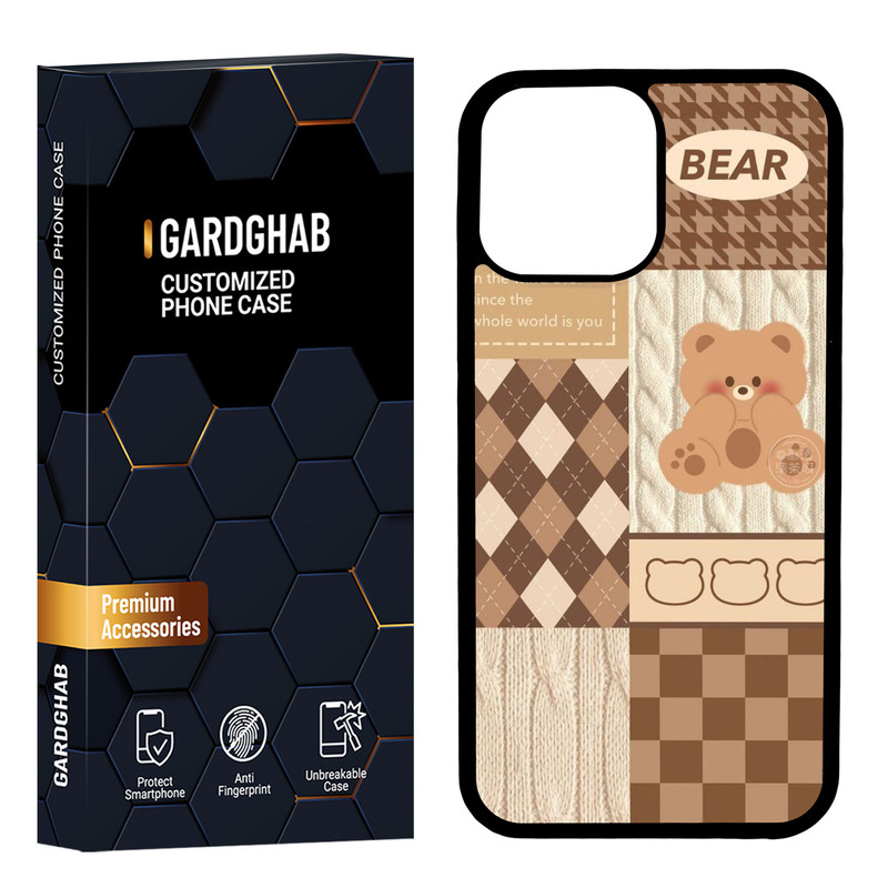 کاور گارد قاب مدل پشت گلس فانتزی مناسب برای گوشی موبایل اپل iPhone 13 Pro Max