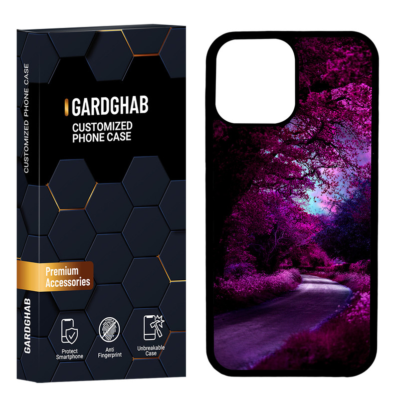 کاور گارد قاب مدل پشت گلس منظره و طبیعت مناسب برای گوشی موبایل اپل iPhone 13 Pro Max