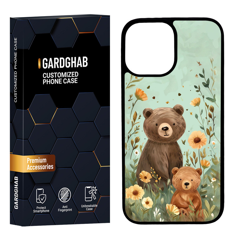کاور گارد قاب مدل پشت گلس فانتزی مناسب برای گوشی موبایل اپل iPhone 12 Pro Max