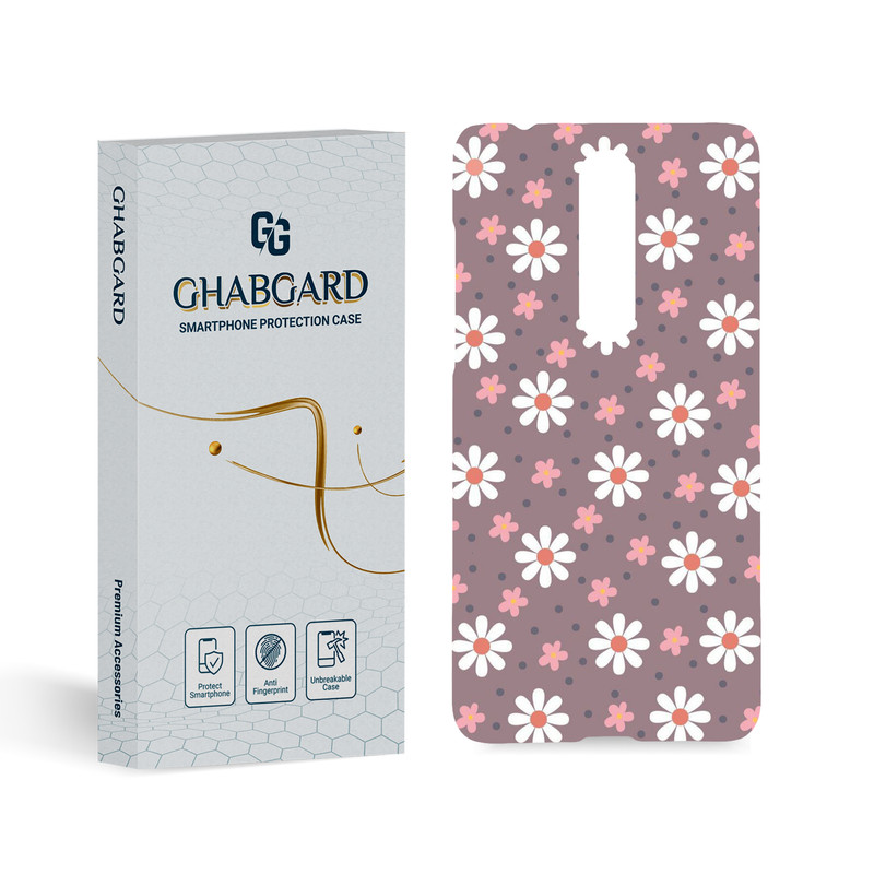 کاور قاب گارد مدل گل مناسب برای گوشی موبایل نوکیا  3.1 Plus