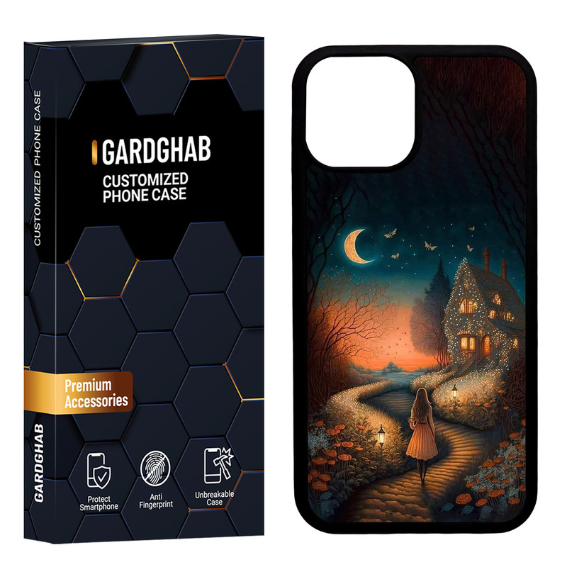 کاور گارد قاب مدل دور ژله ای دخترانه مناسب برای گوشی موبایل اپل iPhone 13 Mini