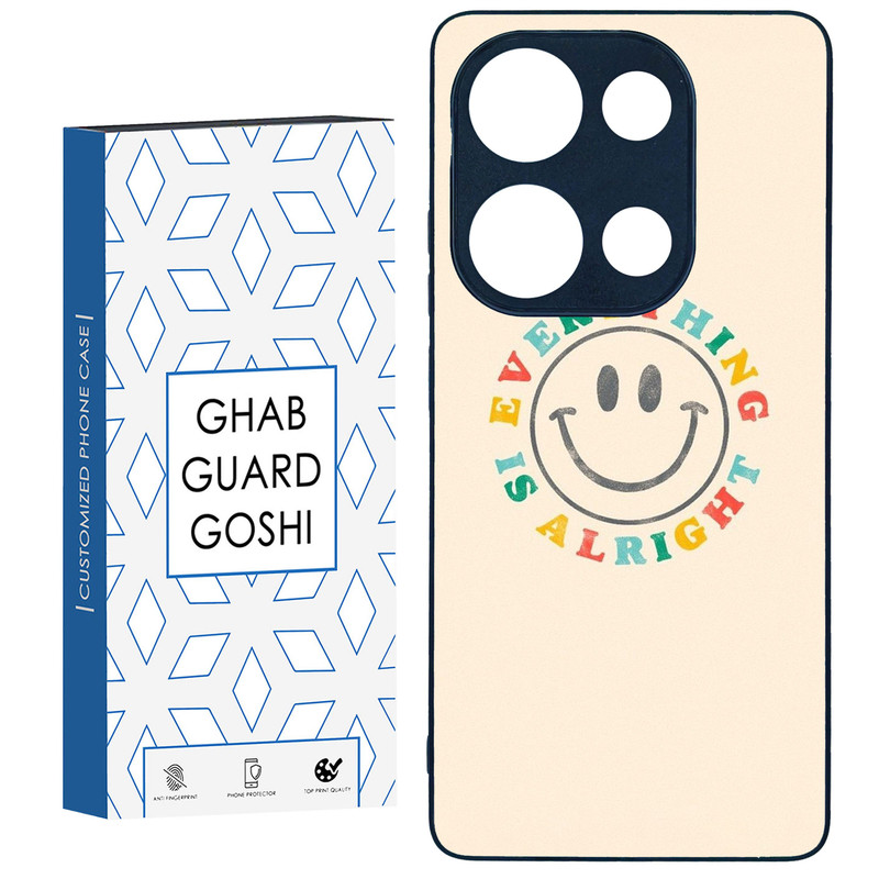 کاور قاب گارد گوشی طرح خوشحال کد TPU-247 مناسب برای گوشی موبایل شیائومی Redmi Note 13 Pro 4G / Poco M6 Pro 4G