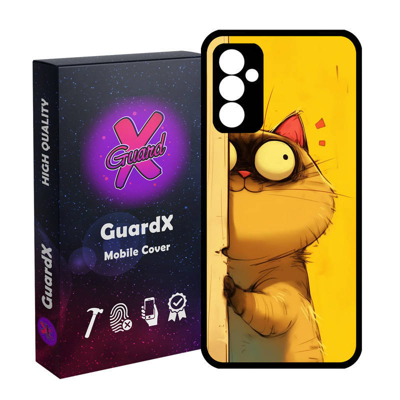 کاور گارد ایکس طرح Cat مدل Glass10729 مناسب برای گوشی موبایل سامسونگ Galaxy A34 / A34 5G