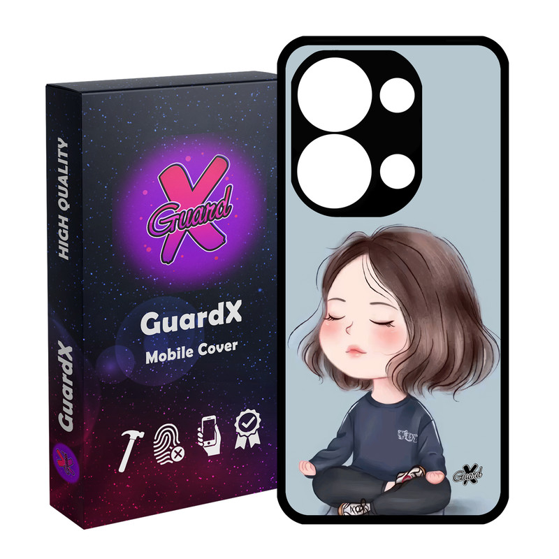 کاور گارد ایکس طرح Girl مدل Glass10665 مناسب برای گوشی موبایل شیائومی Poco X6 5G / Note 13 Pro 5G