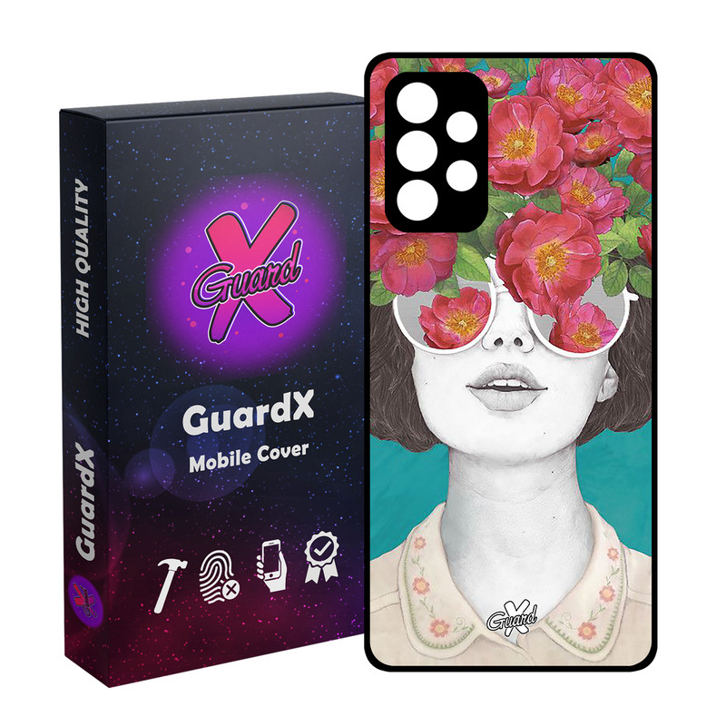 کاور گارد ایکس طرح Girl مدل Glass10148 مناسب برای گوشی موبایل سامسونگ Galaxy A33 5G