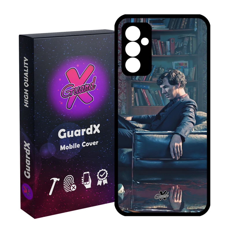 کاور گارد ایکس طرح شرلوک مدل Glass10519 مناسب برای گوشی موبایل سامسونگ Galaxy A34 / A34 5G