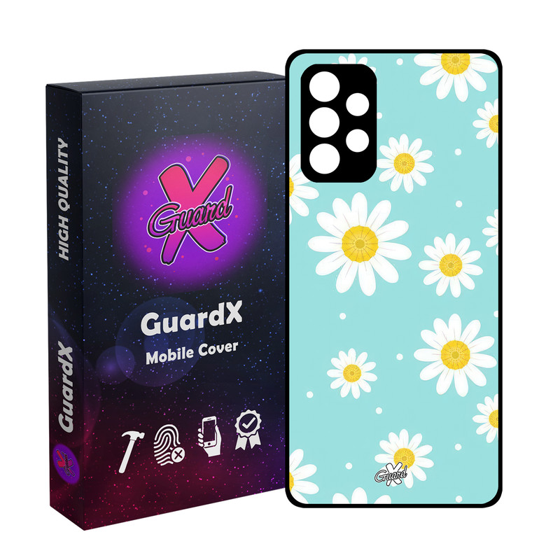 کاور گارد ایکس طرح گل مدل Glass10646 مناسب برای گوشی موبایل سامسونگ Galaxy A32 4G