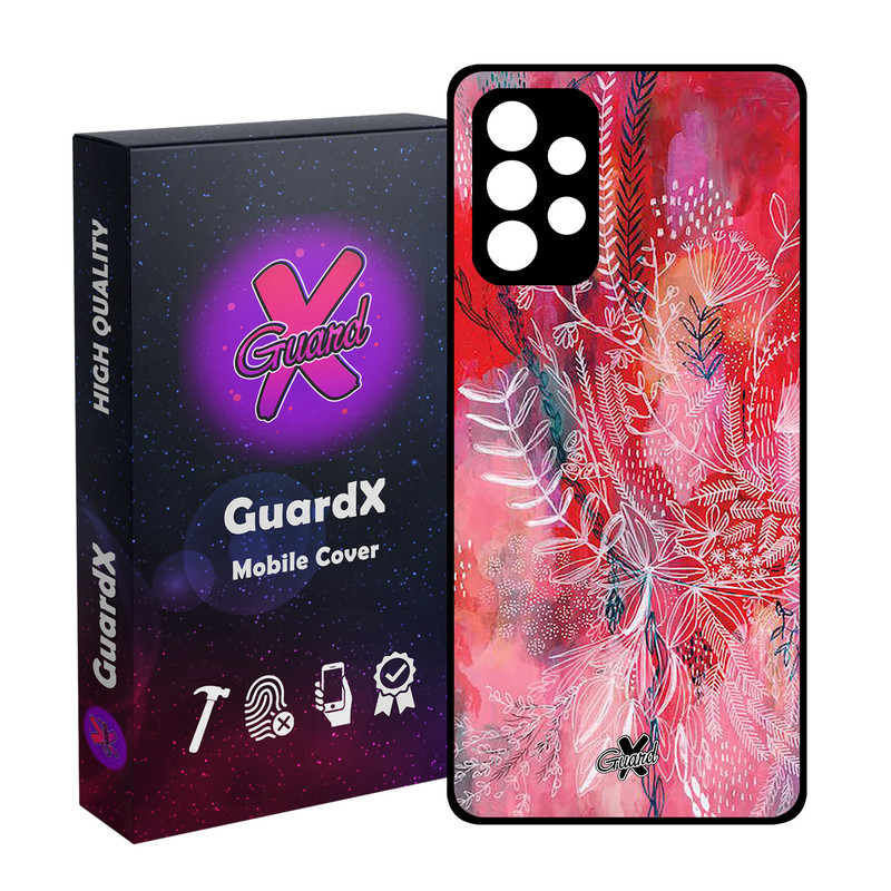 کاور گارد ایکس طرح گل مدل Glass10282 مناسب برای گوشی موبایل سامسونگ Galaxy A32 4G