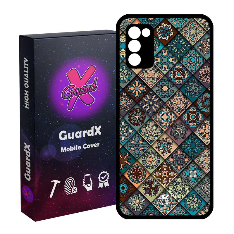 کاور گارد ایکس طرح Tile مدل Glass10093 مناسب برای گوشی موبایل سامسونگ Galaxy A02s / M02s