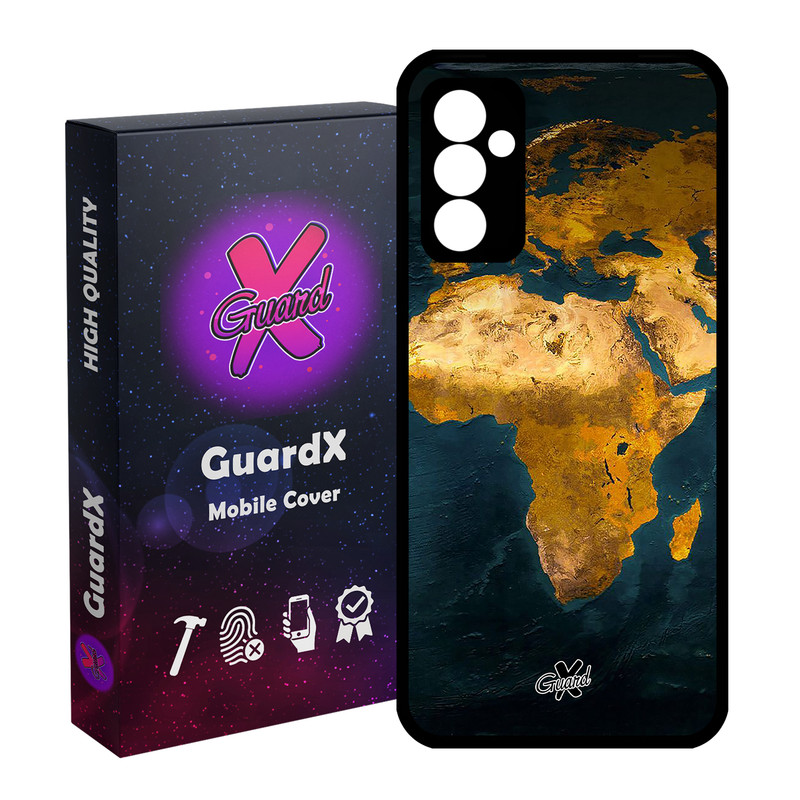 کاور گارد ایکس طرح Map مدل Glass10291 مناسب برای گوشی موبایل سامسونگ Galaxy A34 / A34 5G