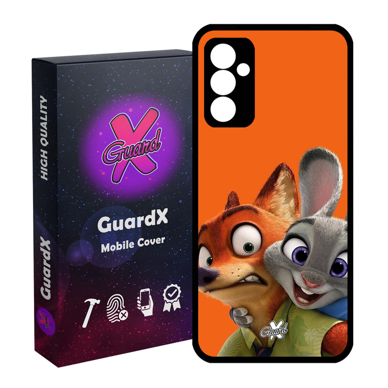 کاور گارد ایکس طرح Zootopia مدل Glass10047 مناسب برای گوشی موبایل سامسونگ Galaxy A15 4G / A15 5G