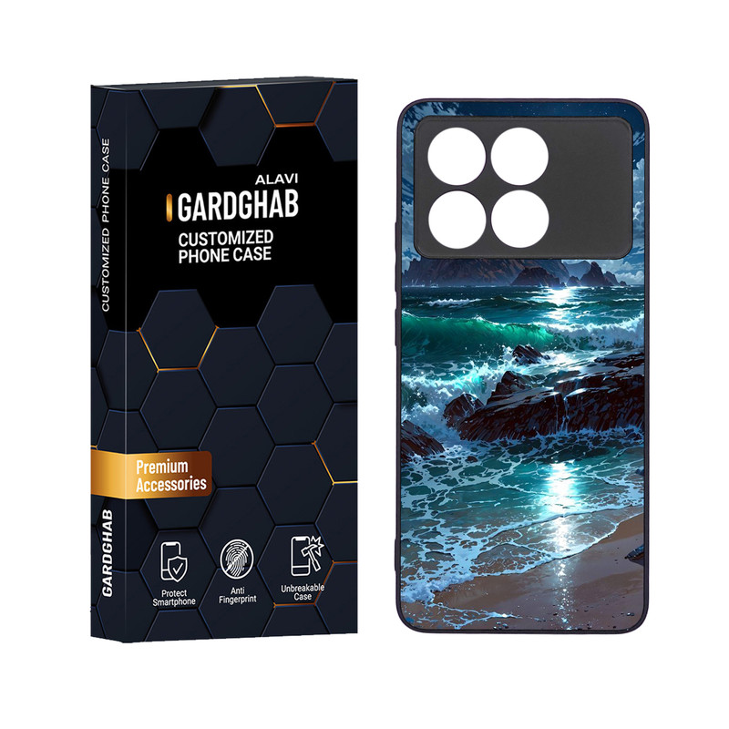 کاور گارد قاب علوی مدل دور ژله ای مناسب برای گوشی موبایل شیائومی Poco X6 Pro