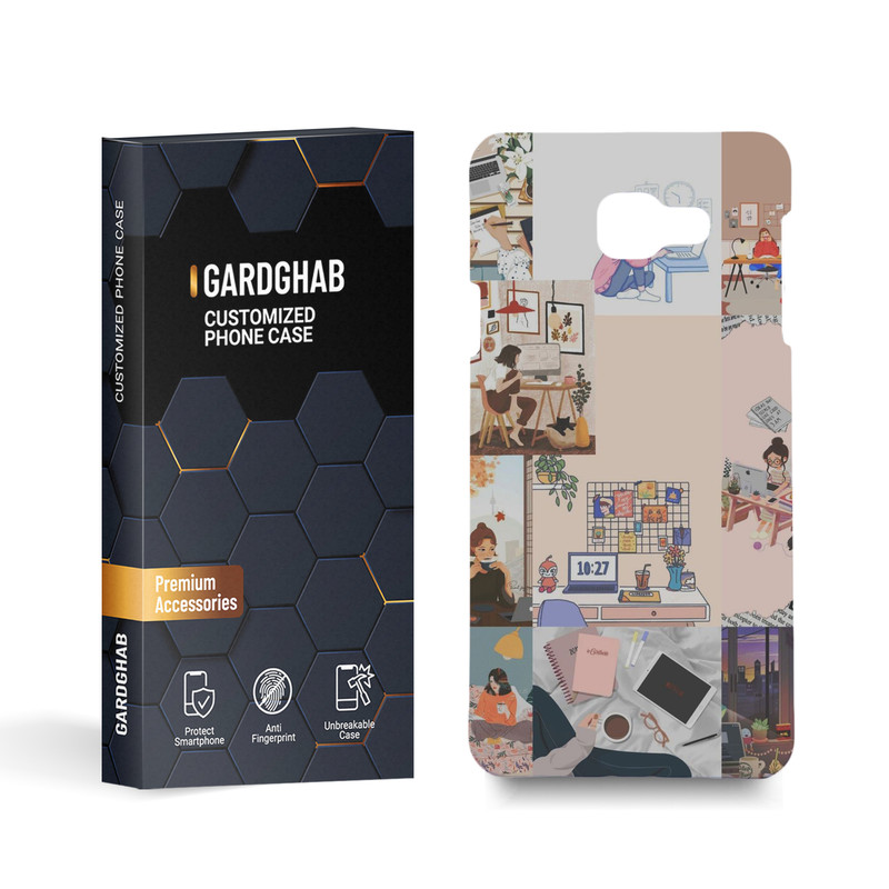 کاور گارد قاب مدل دخترانه مناسب برای گوشی موبایل سامسونگ Galaxy A7 2016 / A710