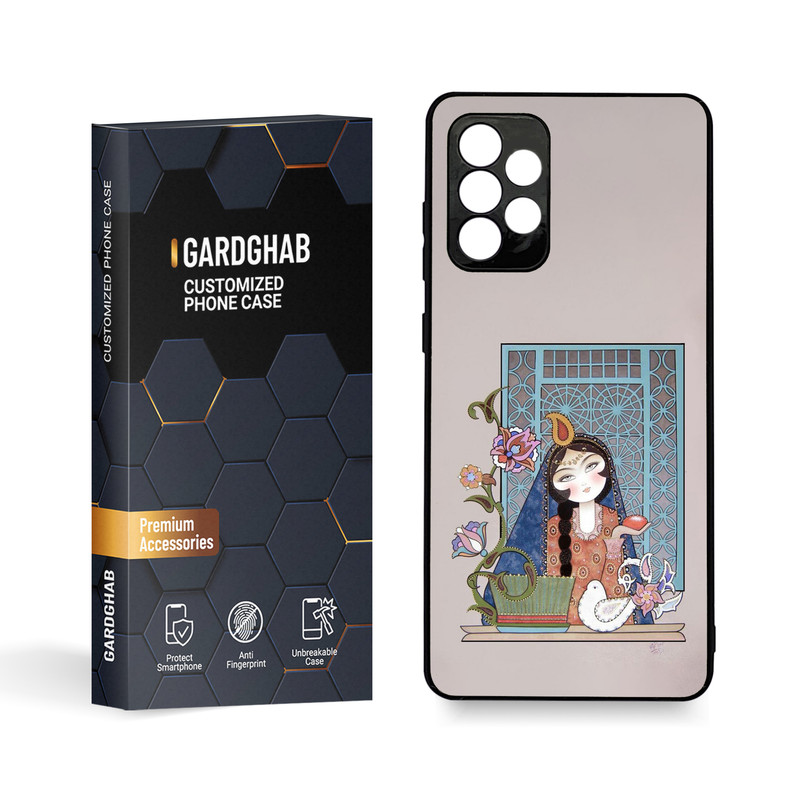 کاور گارد قاب مدل دخترانه مناسب برای گوشی موبایل سامسونگ Galaxy A72