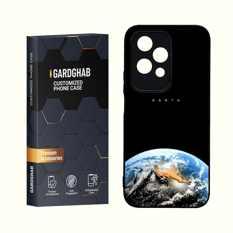 کاور گارد قاب مدل دورژله ای کهکشان مناسب برای گوشی موبایل آنر 200Lite 5G