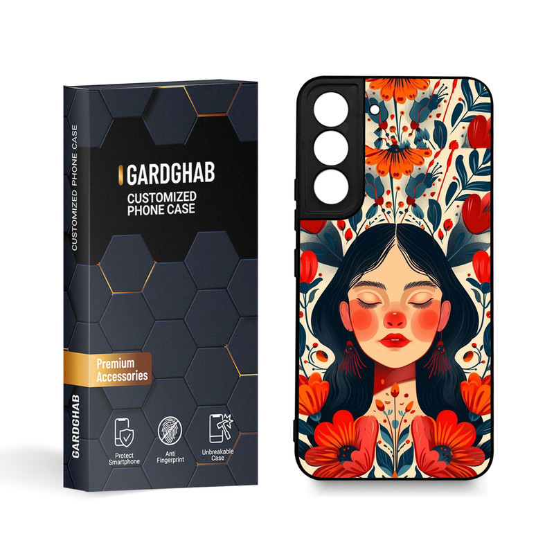 کاور گارد قاب مدل دخترانه مناسب برای گوشی موبایل سامسونگ Galaxy S22