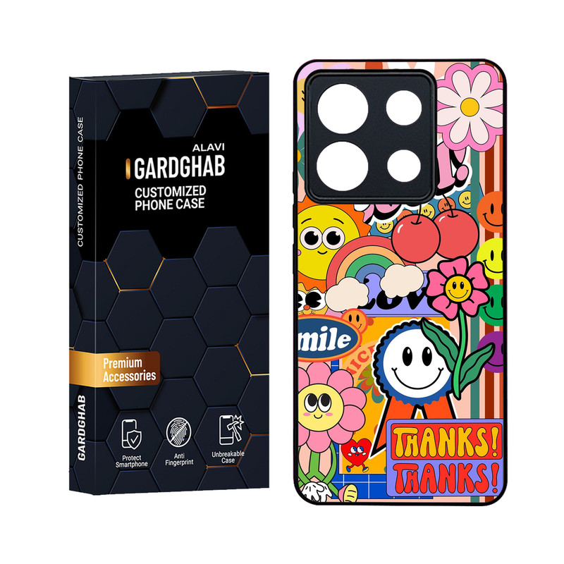 کاور گارد قاب علوی مدل Glass مناسب برای گوشی موبایل شیائومی Redmi Note 13 Pro 5G
