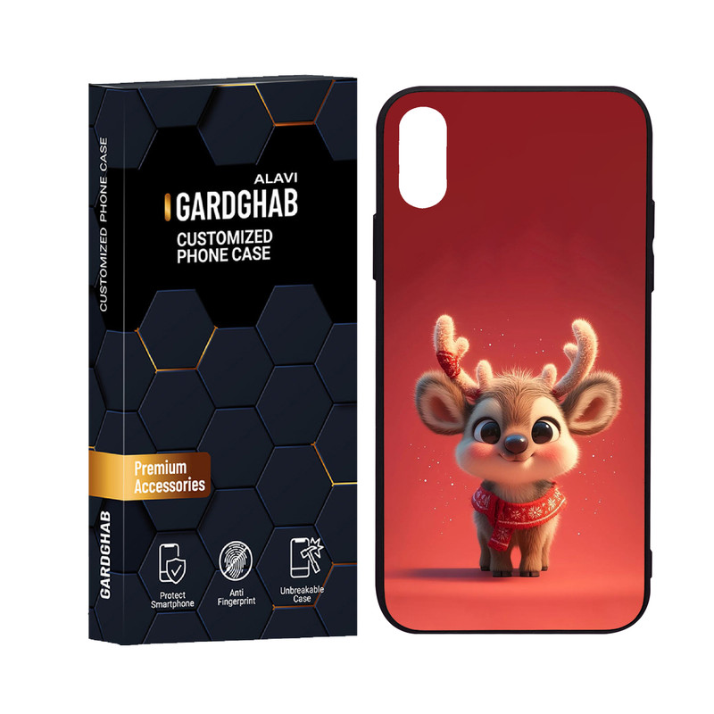 کاور گارد قاب علوی مدل دورژله کارتنی و انیمه  مناسب برای گوشی موبایل اپل iPhone X / XS