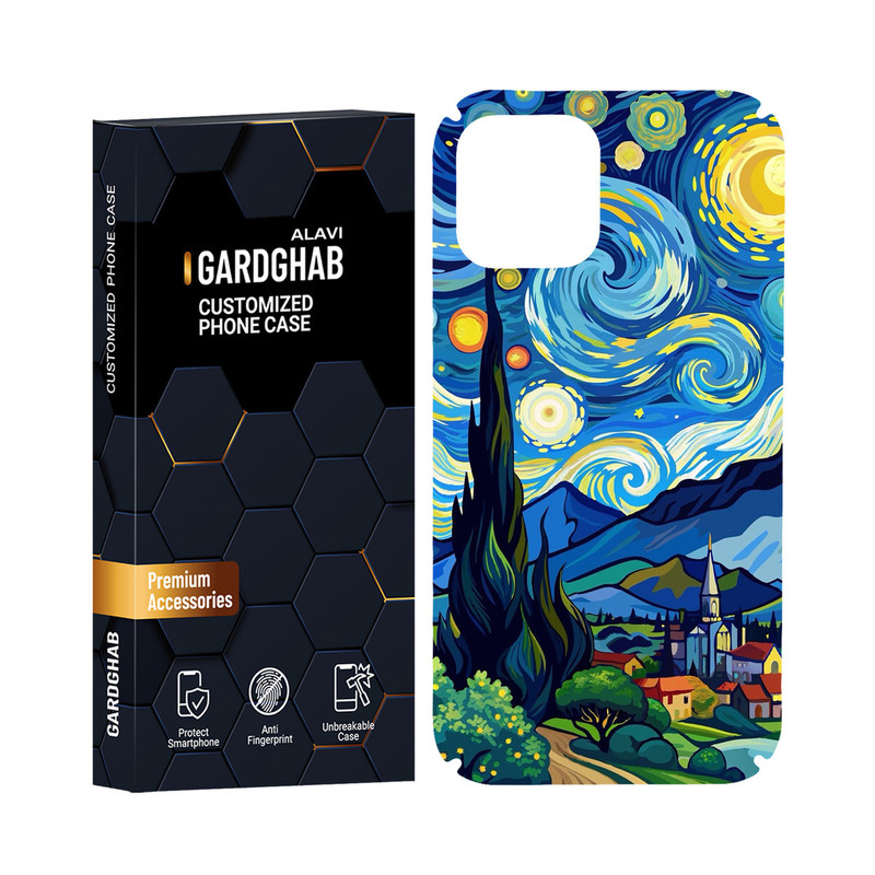 کاور گارد قاب مدل هنری مناسب برای گوشی موبایل اپل iPhone 12 pro