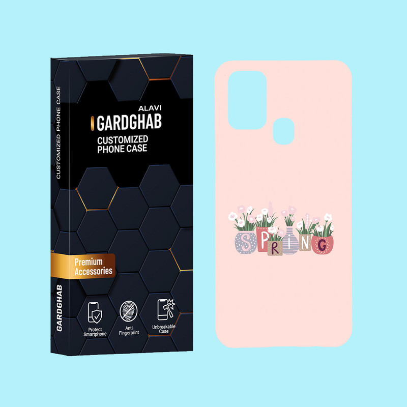 کاور گارد قاب علوی مدل گل مناسب برای گوشی موبایل سامسونگ Galaxy M31
