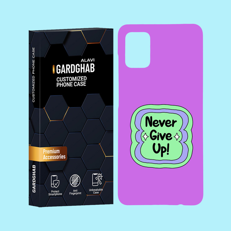 کاور گارد قاب علوی مدل متن مناسب برای گوشی موبایل سامسونگ Galaxy A31