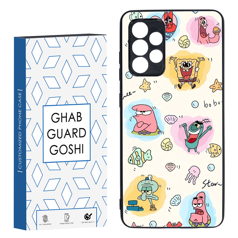 کاور قاب گارد گوشی طرح باب و پاتریک کد TPU-198 مناسب برای گوشی موبایل سامسونگ Galaxy A52