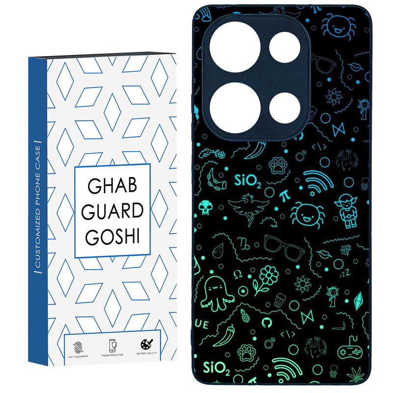 کاور قاب گارد گوشی طرح فانتزی کد TPU-257 مناسب برای گوشی موبایل شیائومی Redmi Note 13 Pro 4G / Poco M6 Pro 4G